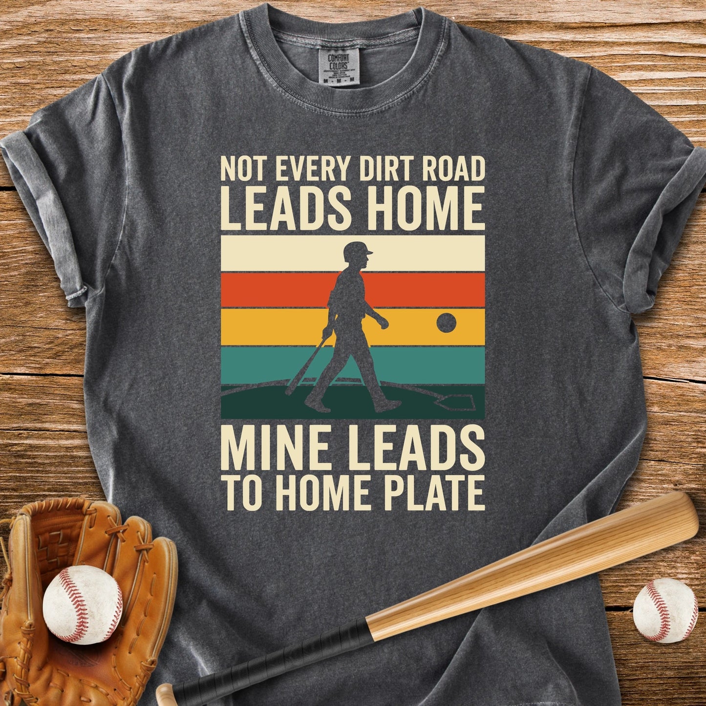 Road To Home Plate - HomeRun PrintsT-Shirt