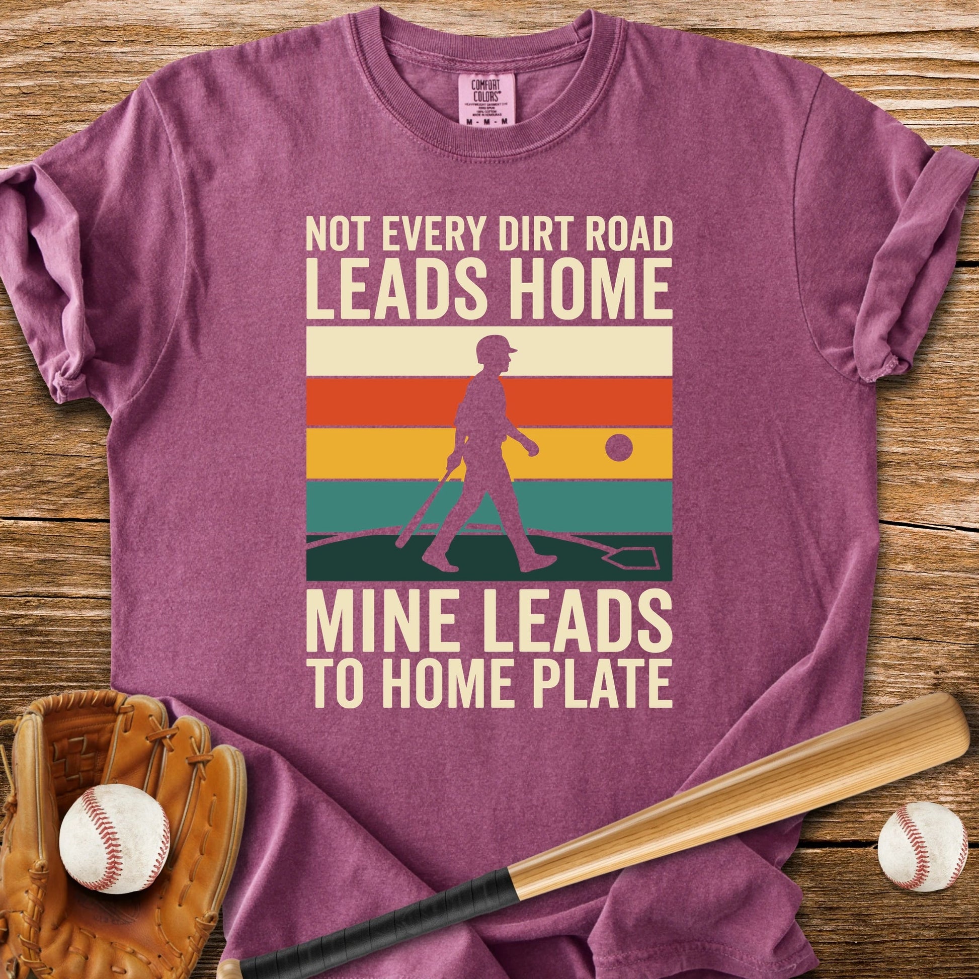 Road To Home Plate - HomeRun PrintsT-Shirt