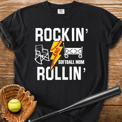 Rockin' And Rollin' Softball - HomeRun PrintsComfort Colors