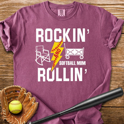 Rockin' And Rollin' Softball - HomeRun PrintsComfort Colors