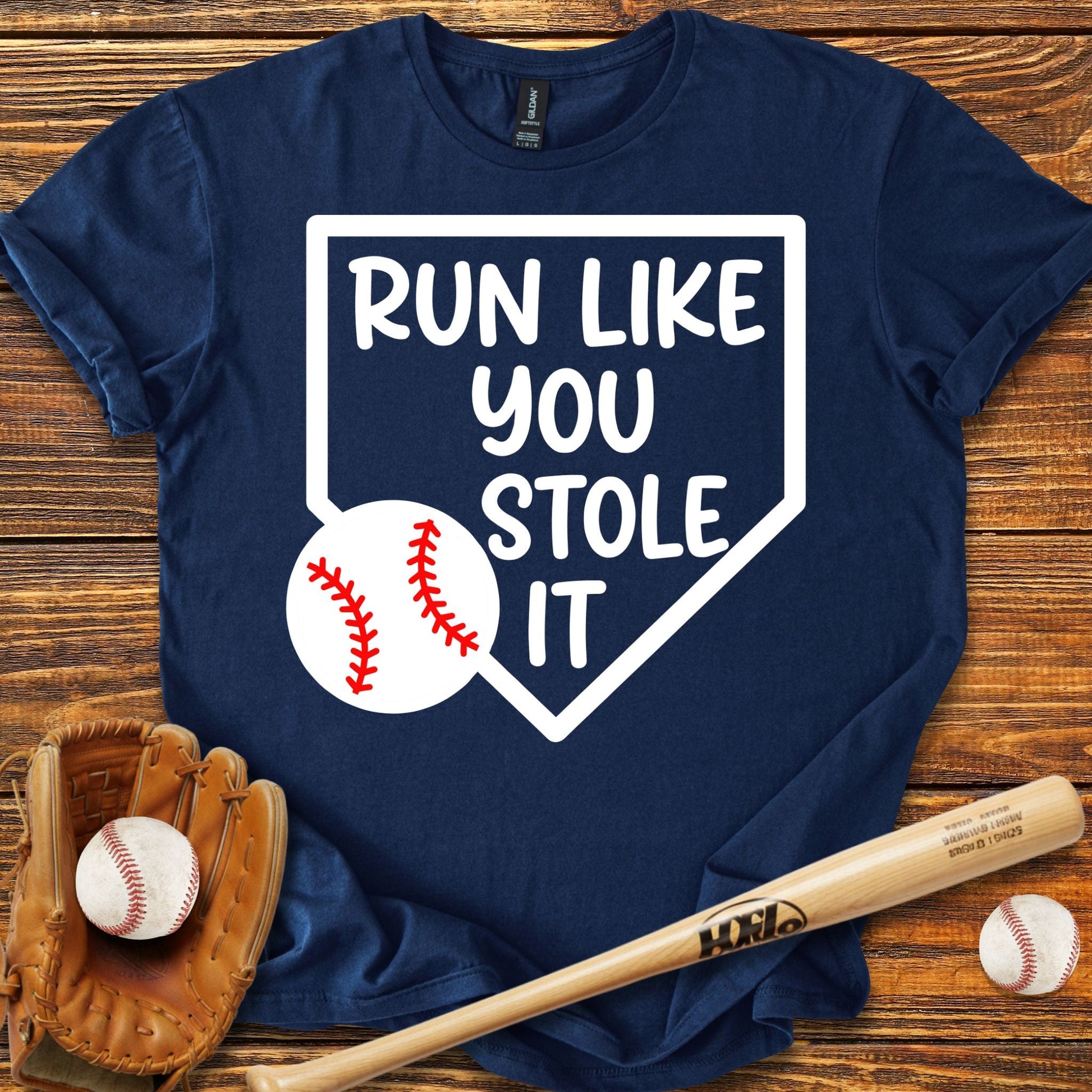 Run Like You Stole It T-shirt - HomeRun PrintsT-Shirt