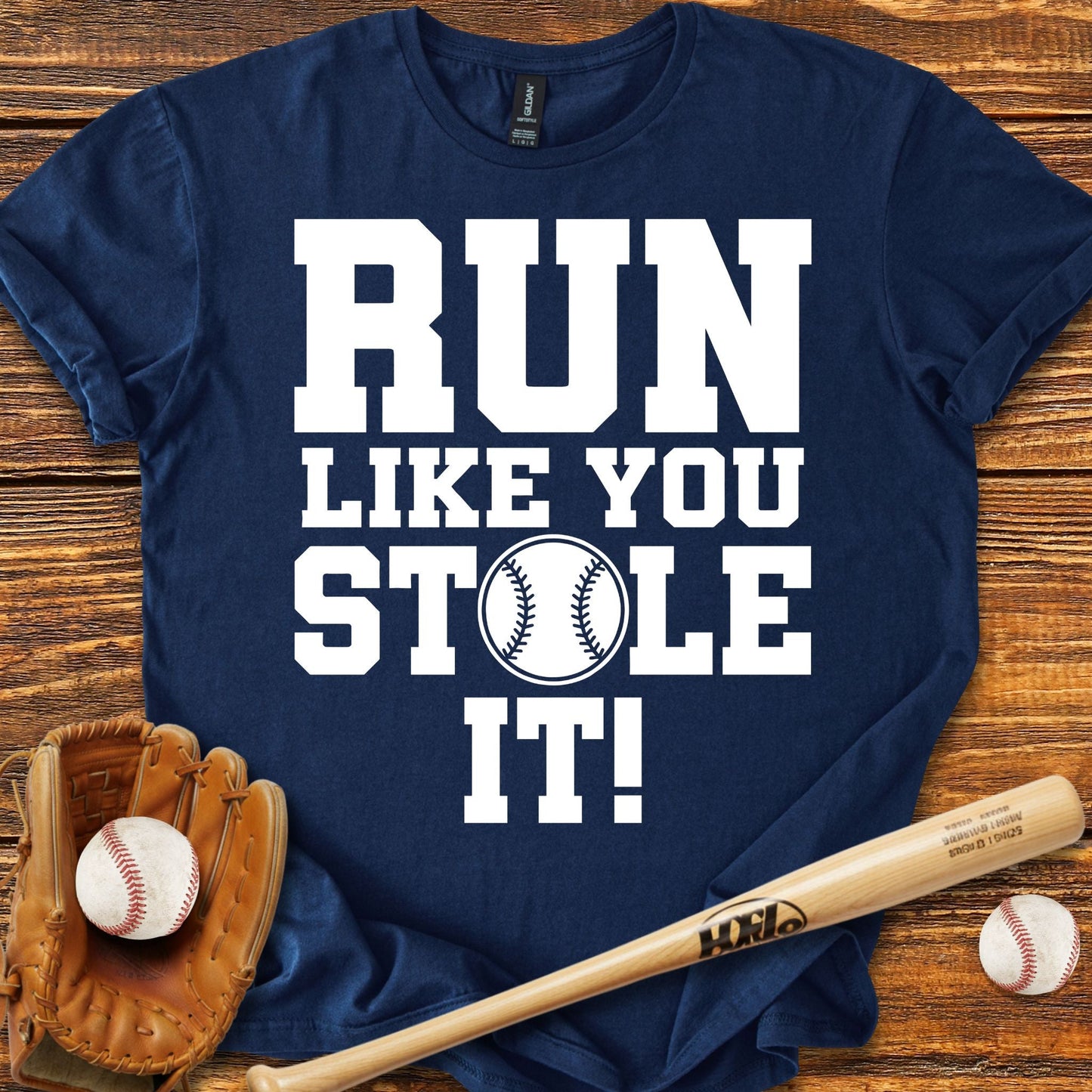 Run Like You Stole It T-shirt - HomeRun PrintsT-Shirt