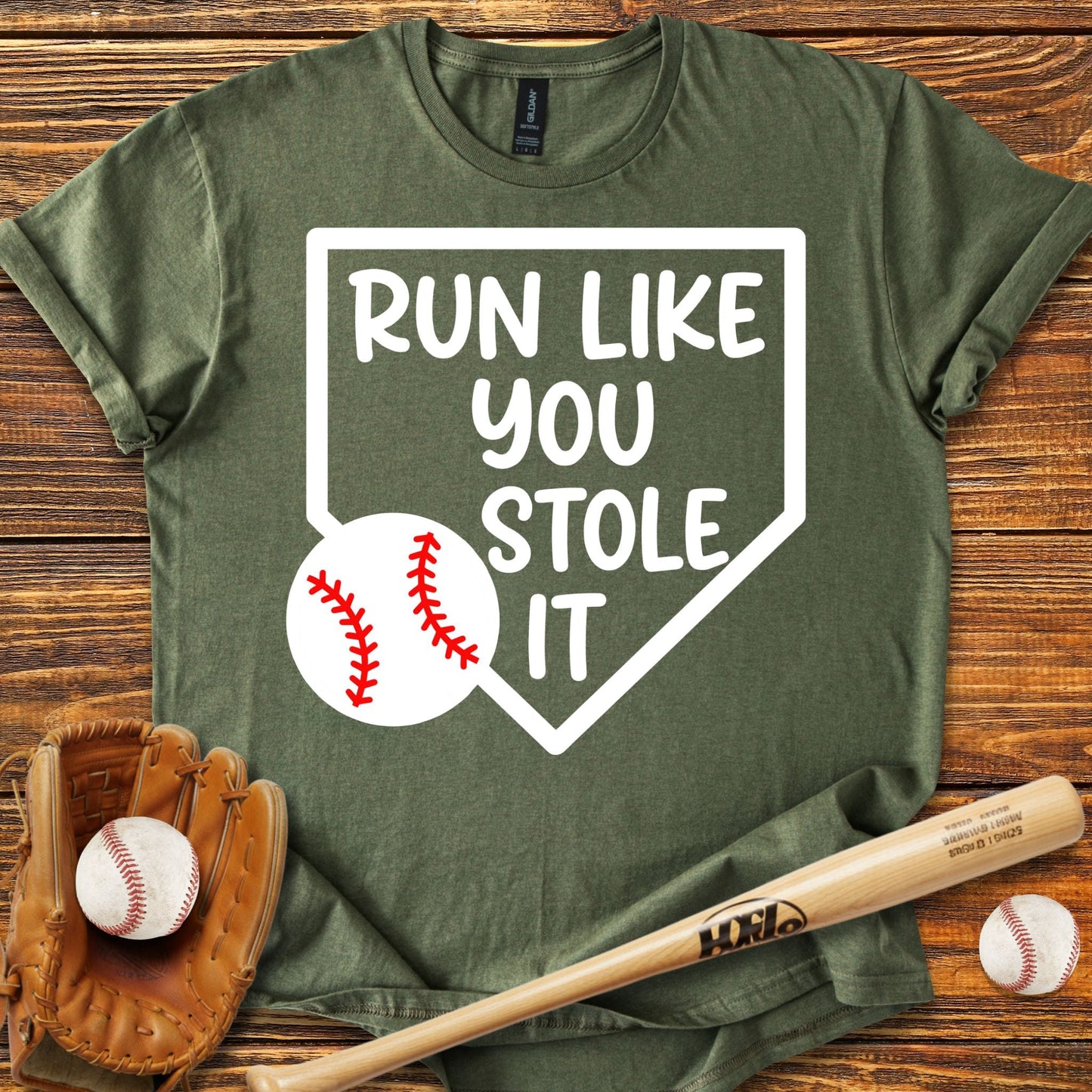 Run Like You Stole It T-shirt - HomeRun PrintsT-Shirt