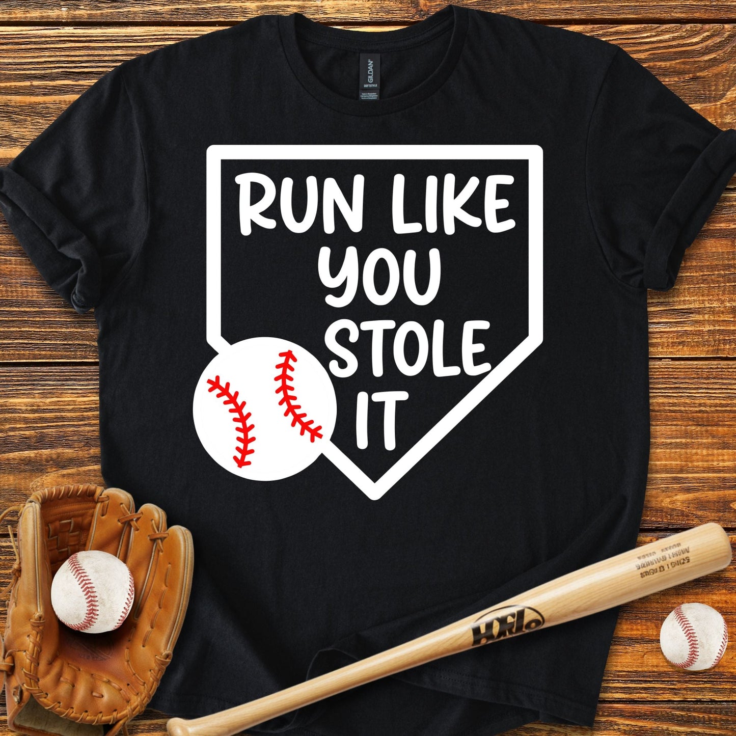 Run Like You Stole It T-shirt - HomeRun PrintsT-Shirt