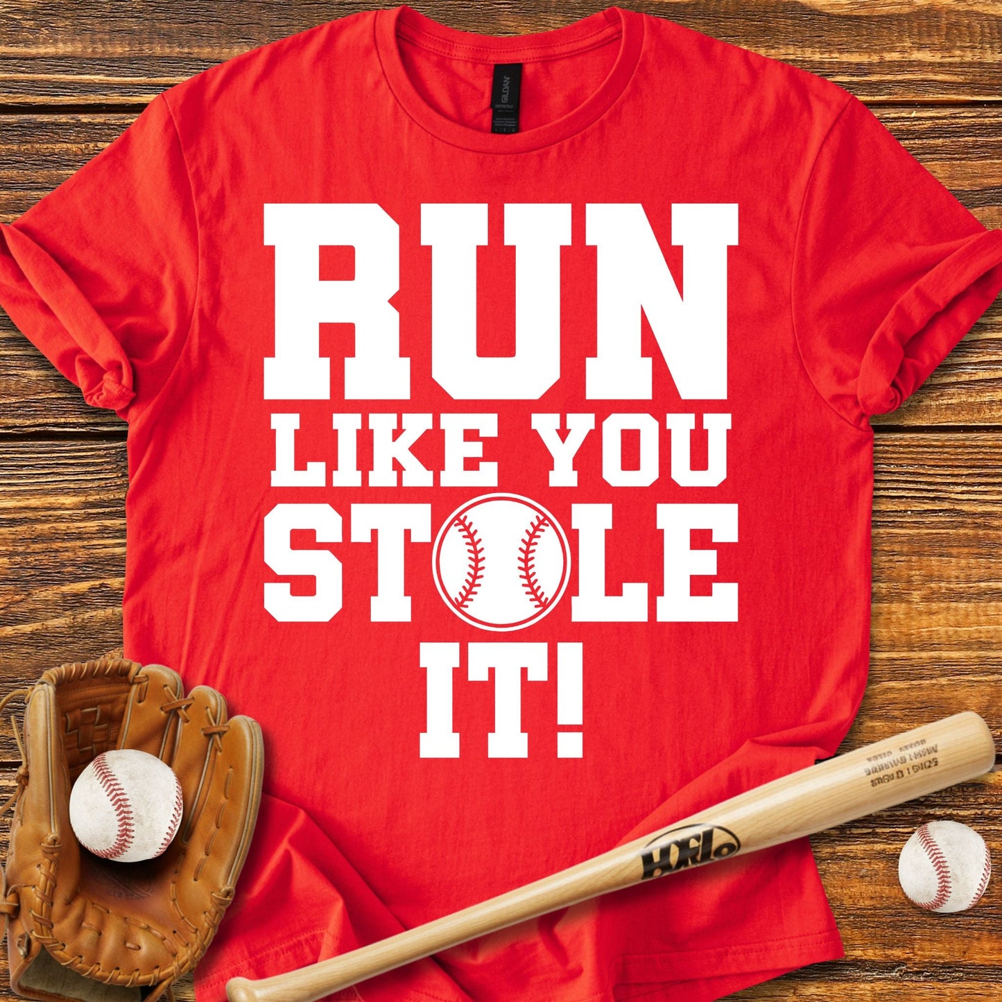 Run Like You Stole It T-shirt - HomeRun PrintsT-Shirt