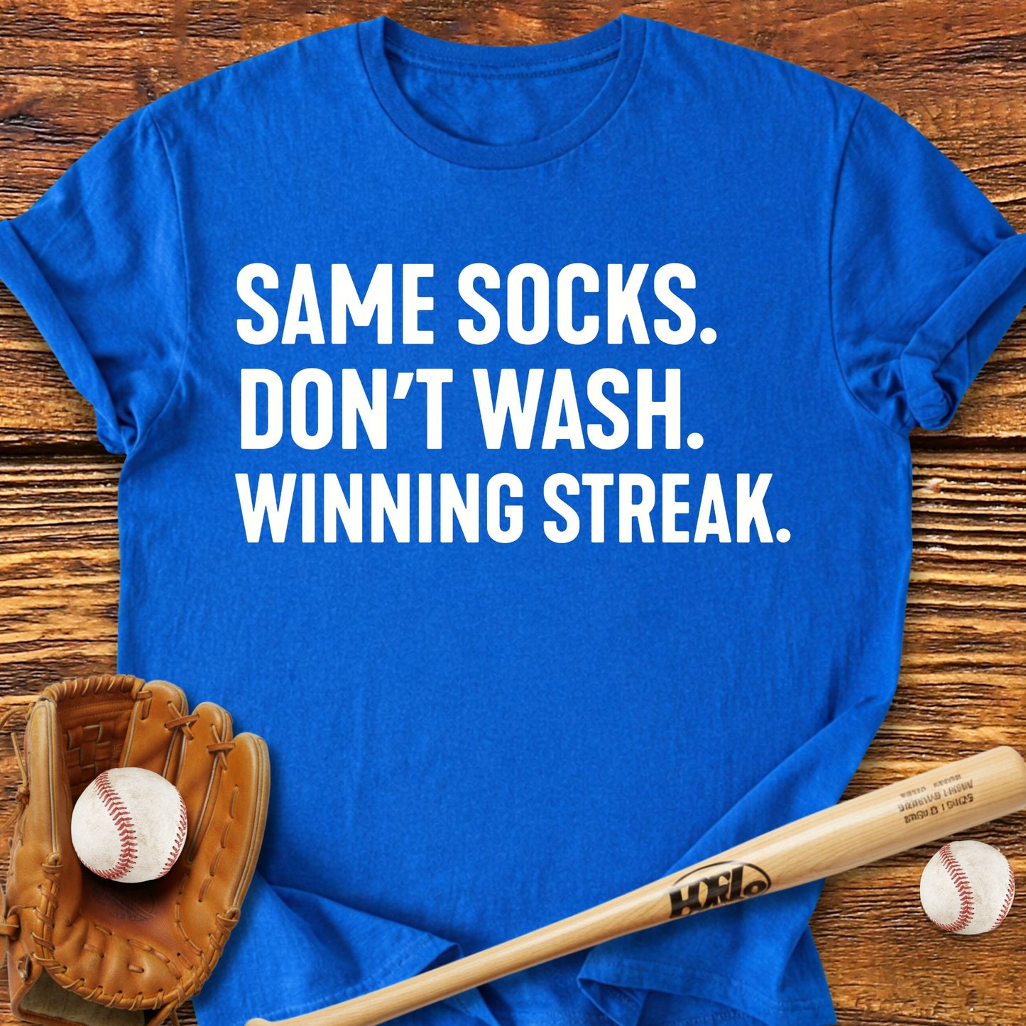 Same Socks Don't Wash Superstition T-Shirt - HomeRun PrintsT-Shirt