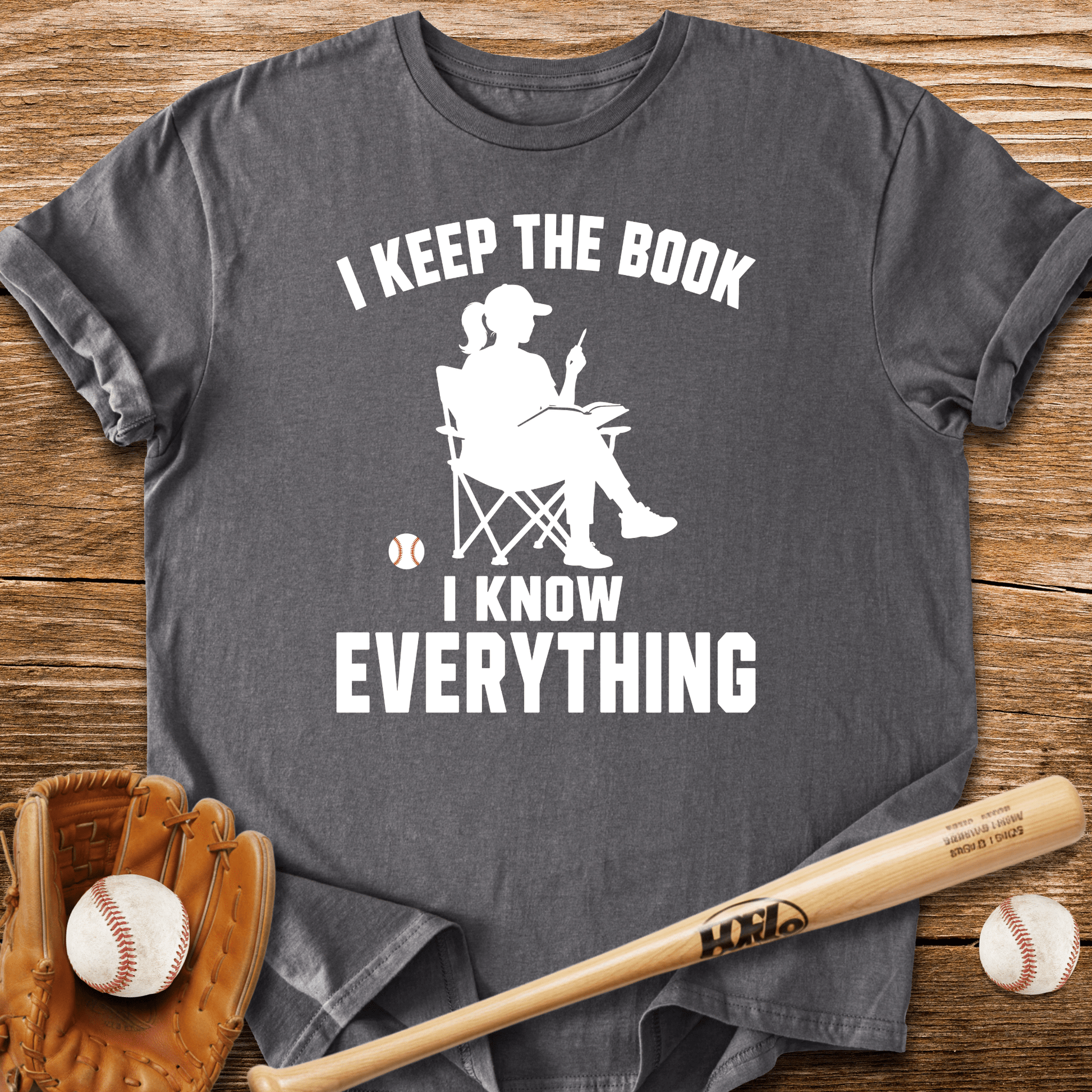 Scorekeeper Knows All T-Shirt - HomeRun PrintsT-Shirt