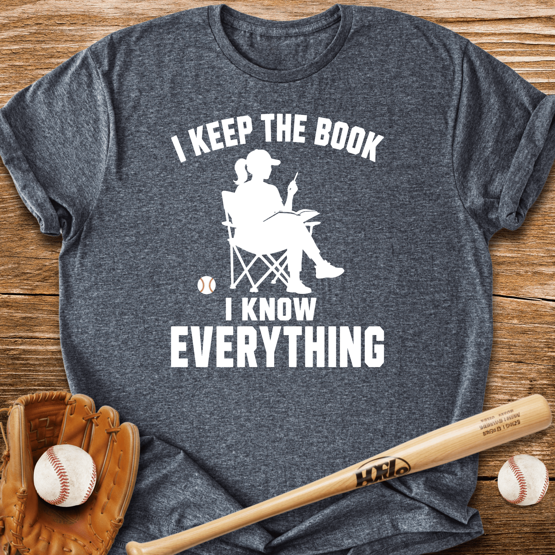 Scorekeeper Knows All T-Shirt - HomeRun PrintsT-Shirt