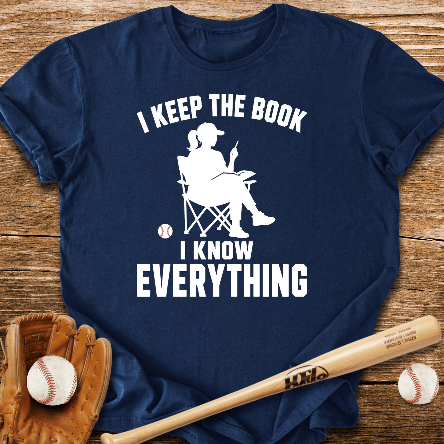 Scorekeeper Knows All T-Shirt - HomeRun PrintsT-Shirt