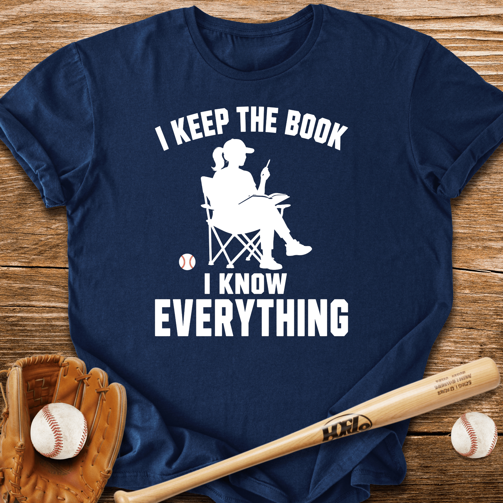 Scorekeeper Knows All T-Shirt - HomeRun PrintsT-Shirt