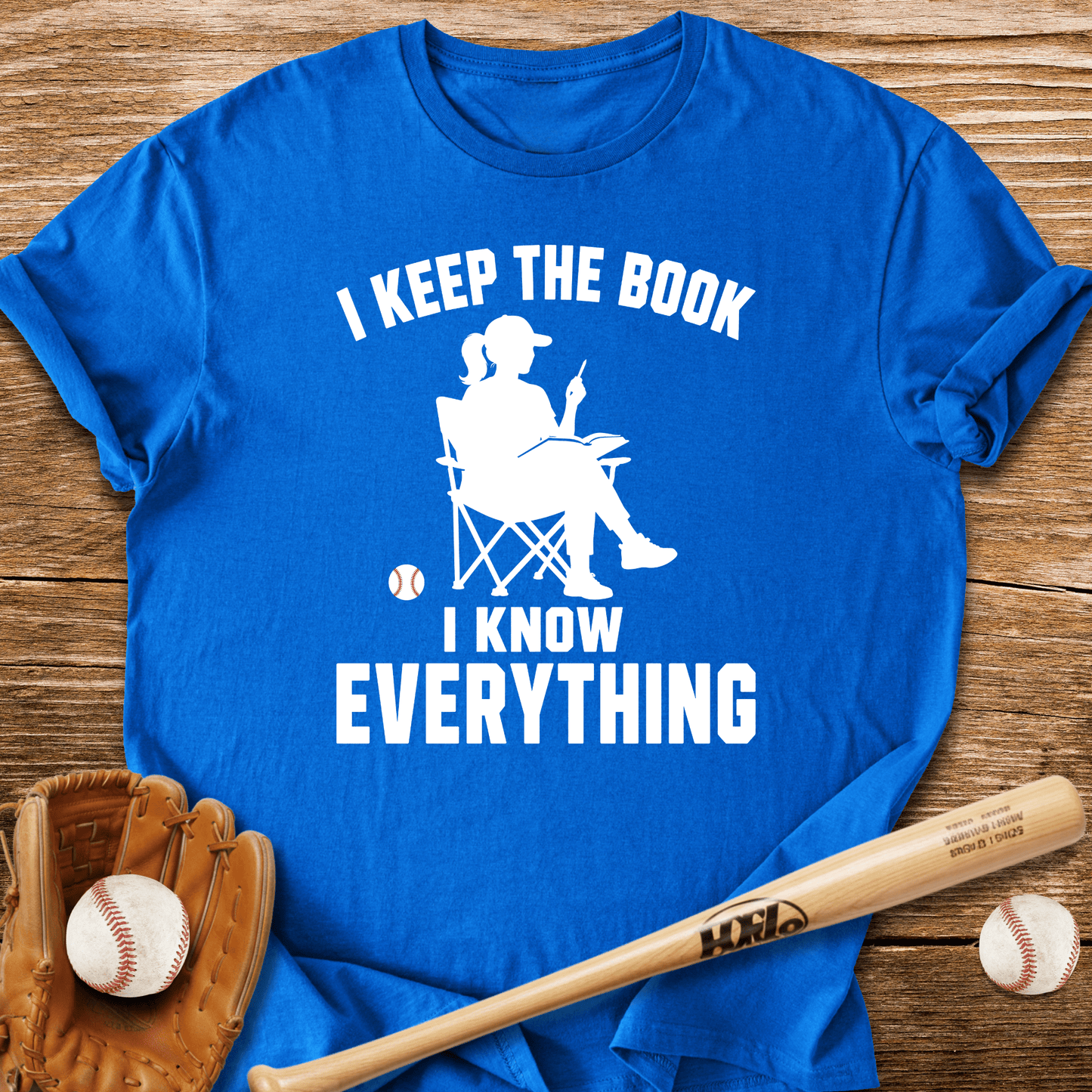 Scorekeeper Knows All T-Shirt - HomeRun PrintsT-Shirt