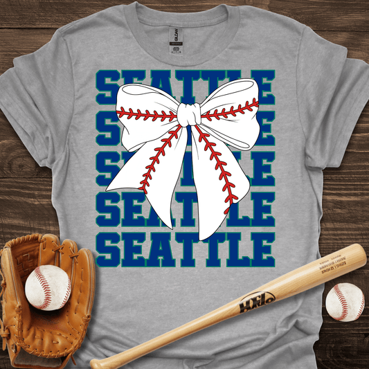 Seattle Coquette Baseball T-Shirt - HomeRun PrintsT-Shirt