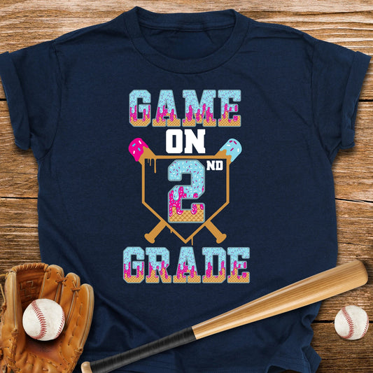 Second Grade Game On Youth Tee - HomeRun PrintsKids clothes