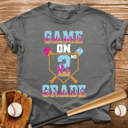 Second Grade Game On Youth Tee - HomeRun PrintsKids clothes