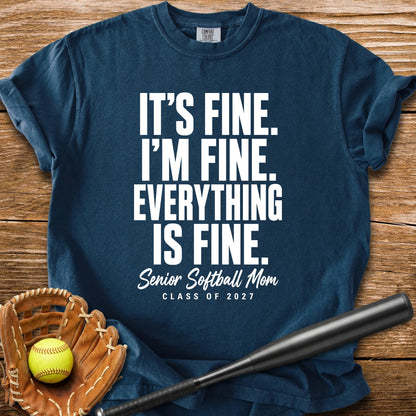 Senior Softball Mom - HomeRun PrintsComfort Colors