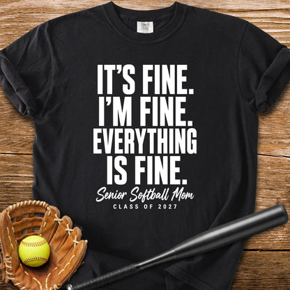 Senior Softball Mom - HomeRun PrintsComfort Colors