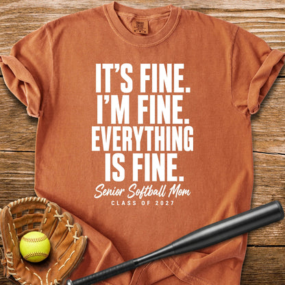 Senior Softball Mom - HomeRun PrintsComfort Colors