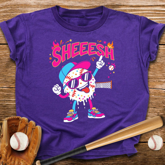 Sheeesh Baseball Drip Youth Tee - HomeRun PrintsKids clothes