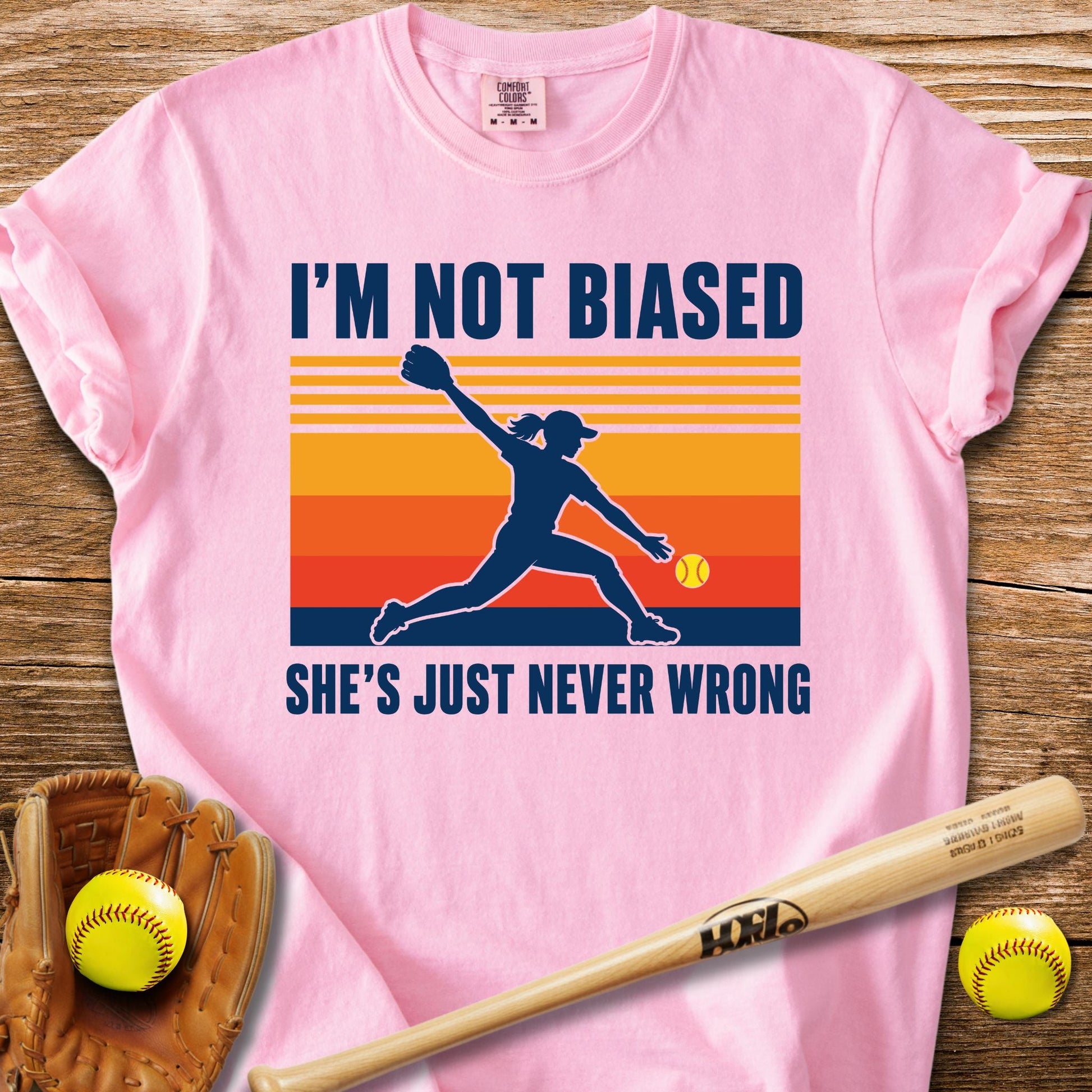 She's Just Never Wrong T-Shirt - HomeRun PrintsComfort Colors