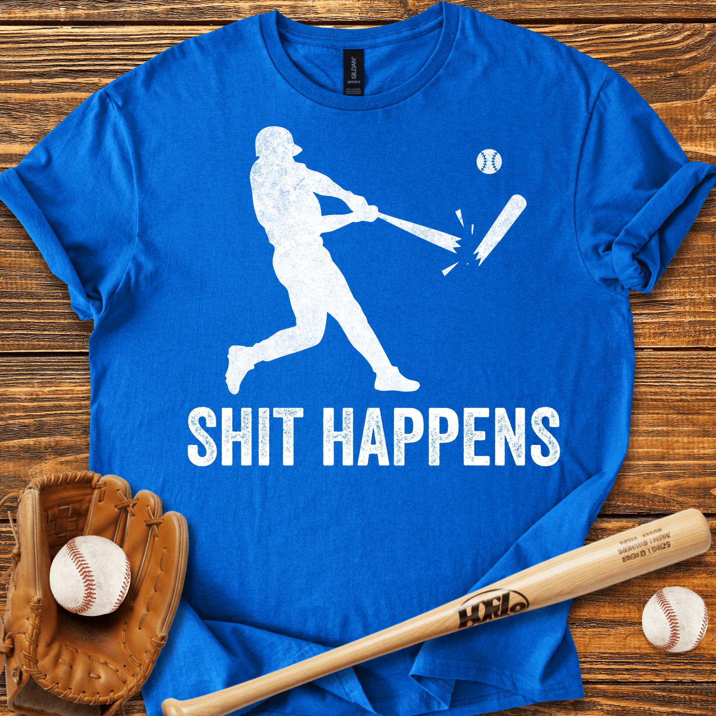 Shit Happens T-shirt - HomeRun PrintsT-Shirt