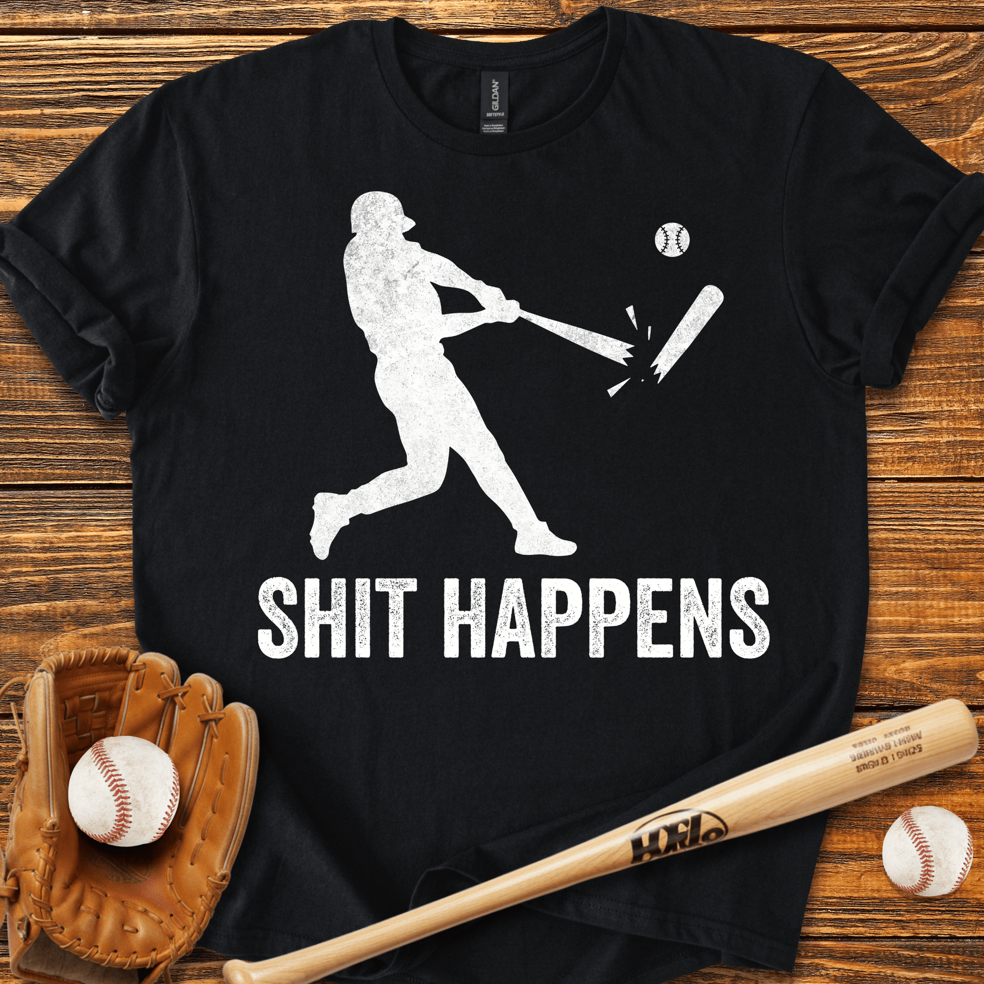 Shit Happens T-shirt - HomeRun PrintsT-Shirt