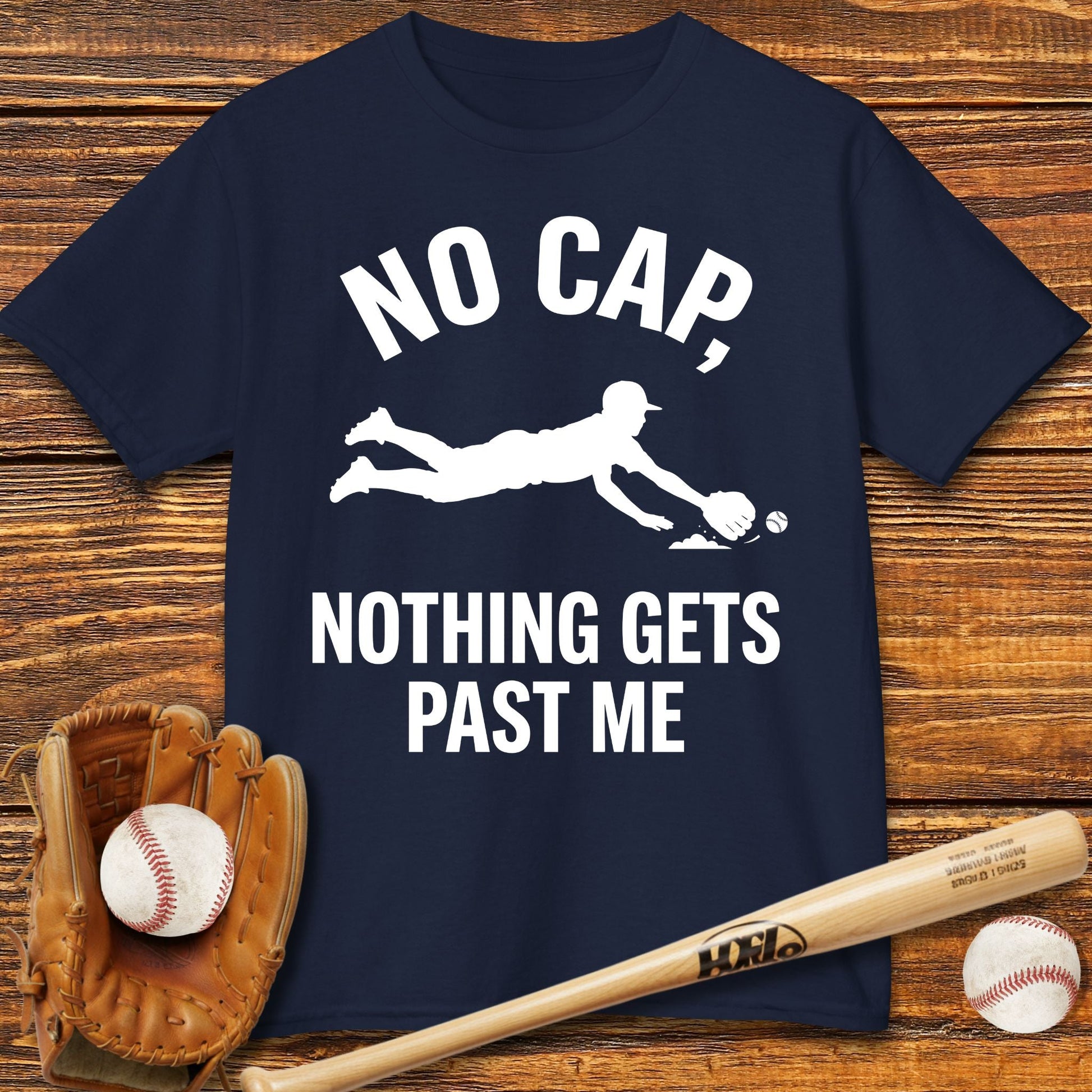 Shortstop Nothing Gets Past Me Kids T-shirt - HomeRun PrintsKids clothes