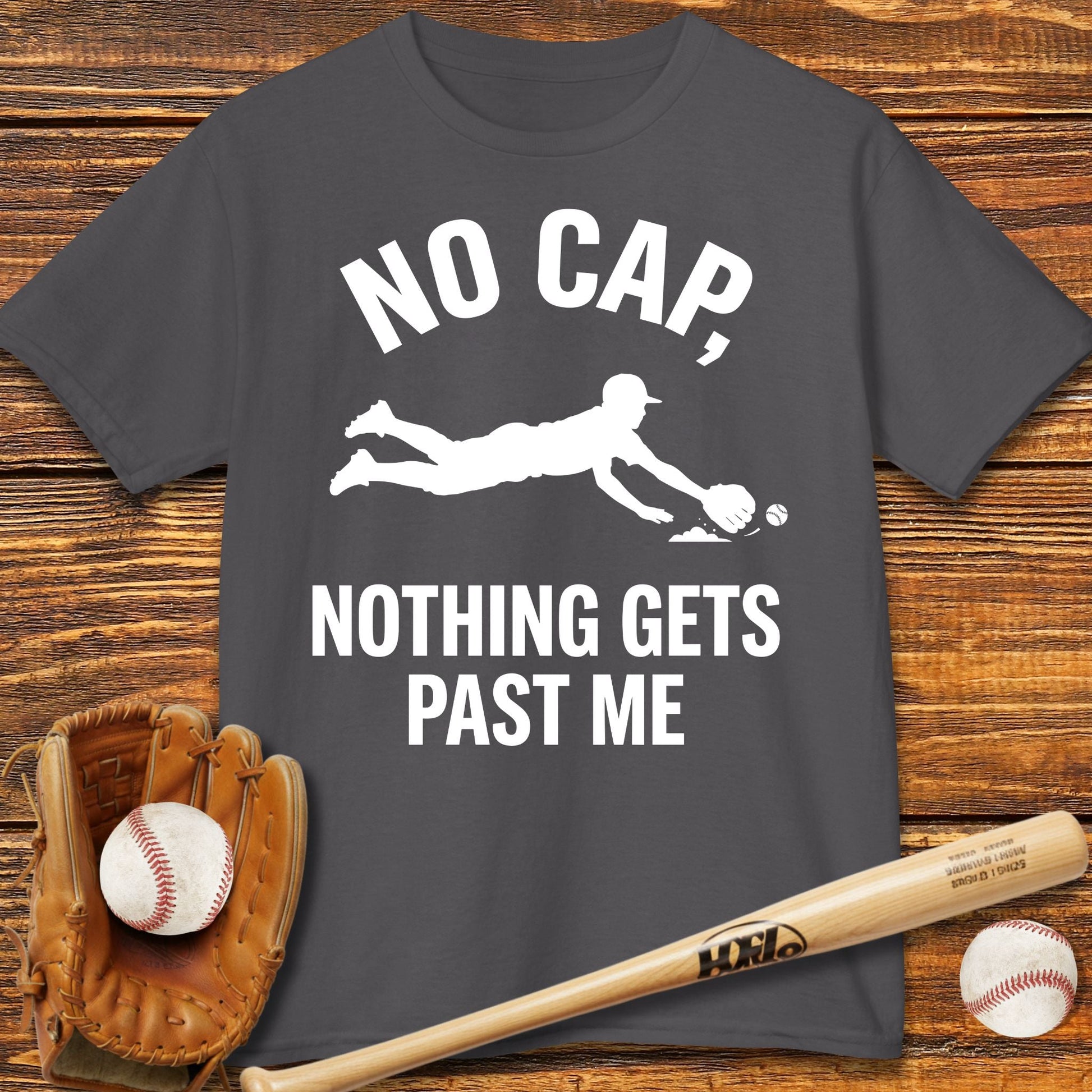 Shortstop Nothing Gets Past Me Kids T-shirt - HomeRun PrintsKids clothes