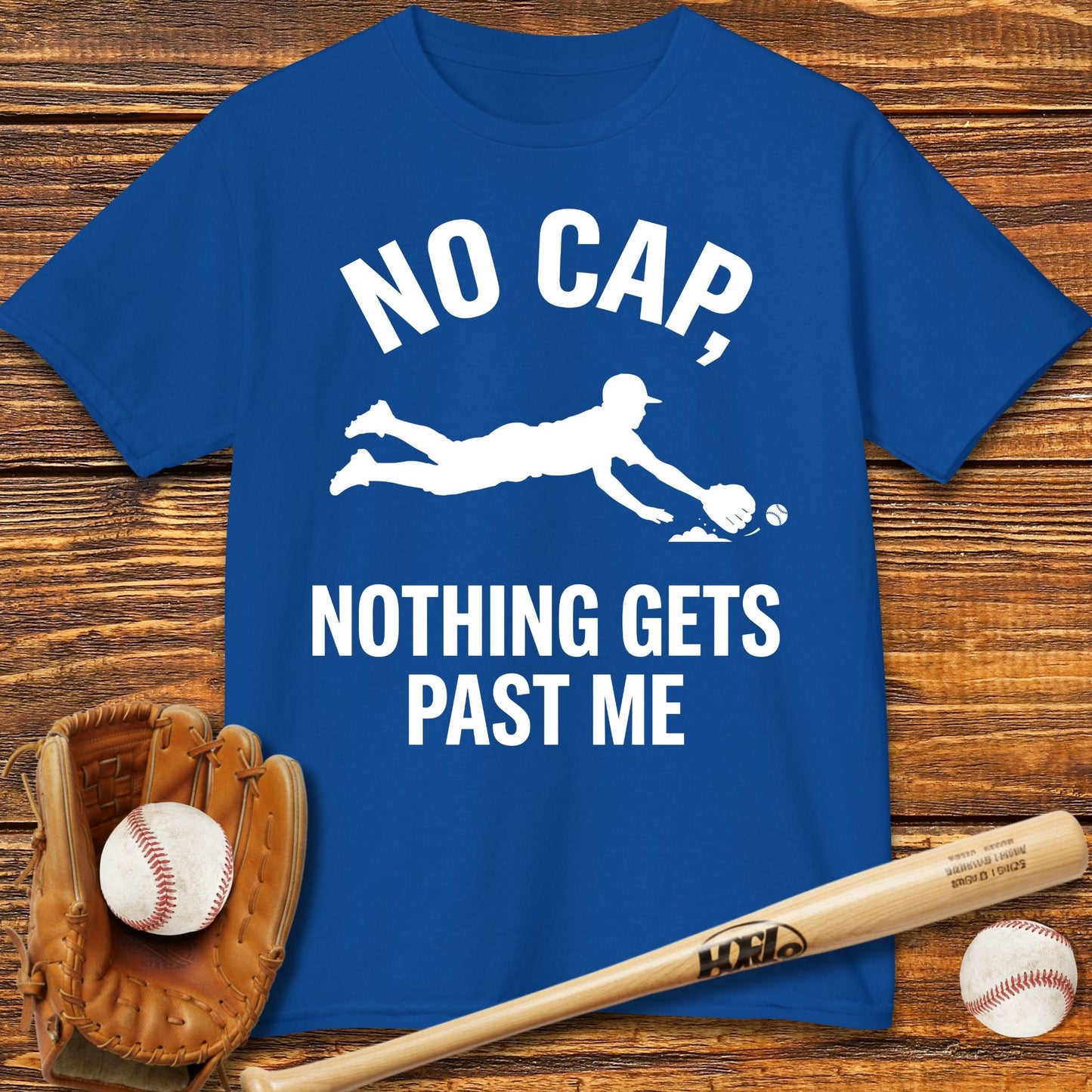 Shortstop Nothing Gets Past Me Kids T-shirt - HomeRun PrintsKids clothes
