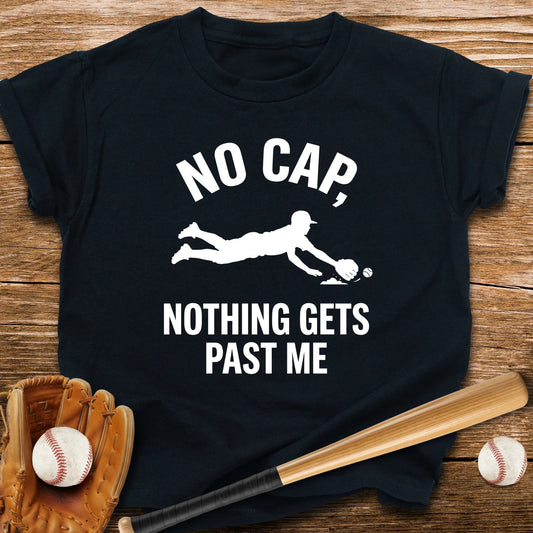 Shortstop Nothing Gets Past Me Youth Tee - HomeRun PrintsKids clothes