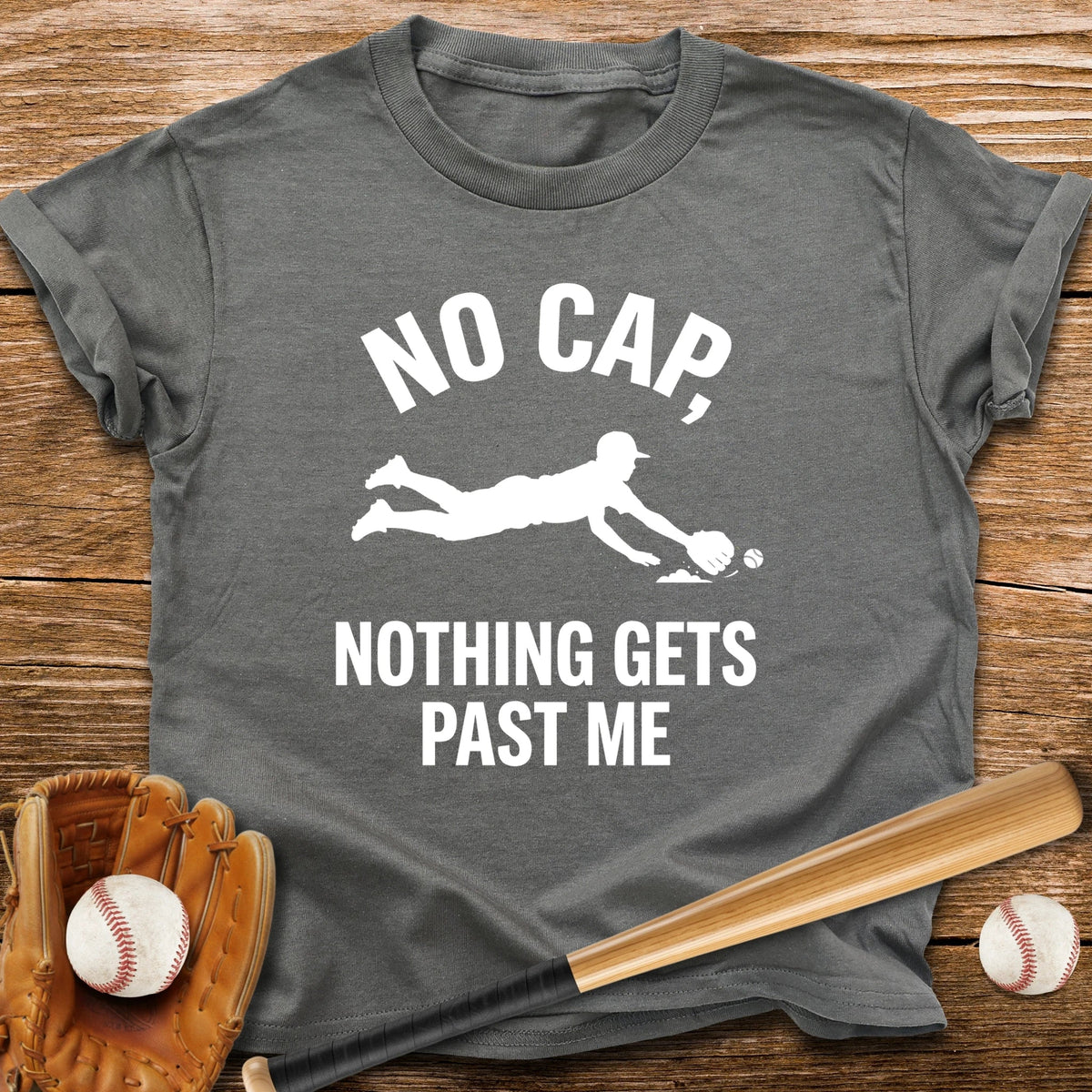 Shortstop Nothing Gets Past Me Youth Tee - HomeRun PrintsKids clothes