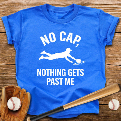 Shortstop Nothing Gets Past Me Youth Tee - HomeRun PrintsKids clothes