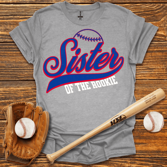 Sister Of The Rookie T-Shirt - HomeRun PrintsT-Shirt