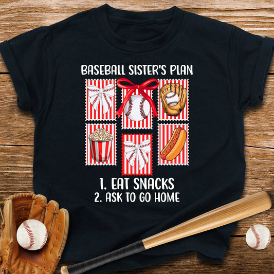 Sister's Game Plan Youth Tee - HomeRun PrintsKids clothes