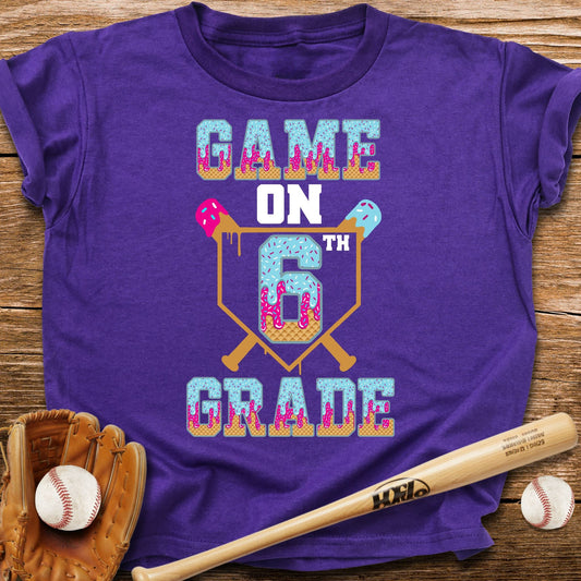 Sixth Grade Game On Kids T-shirt - HomeRun PrintsKids clothes