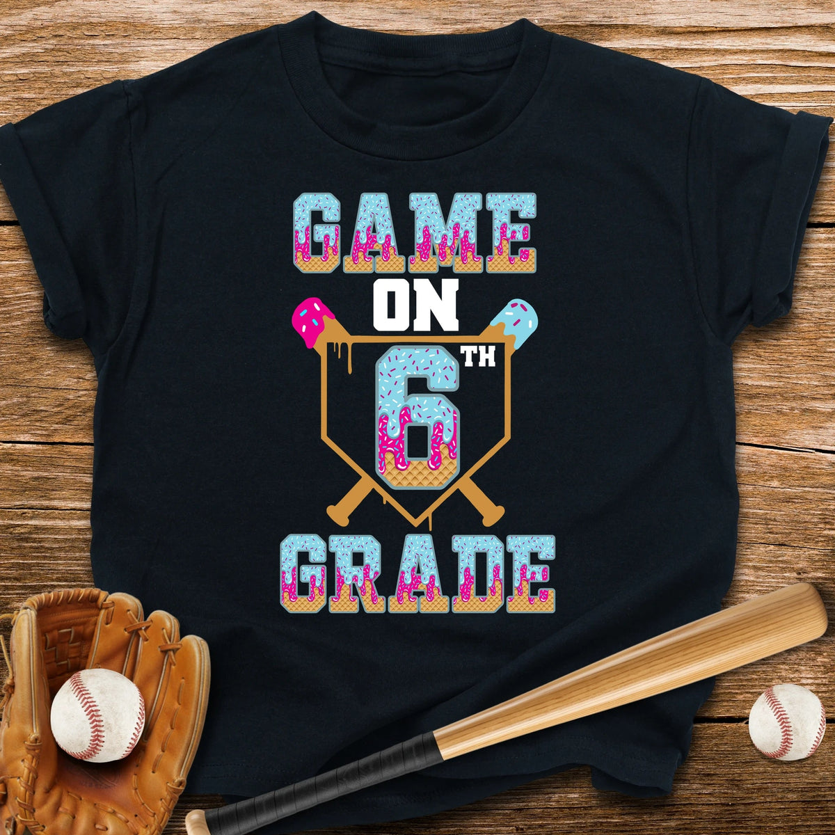 Sixth Grade Game On Youth Tee - HomeRun PrintsKids clothes