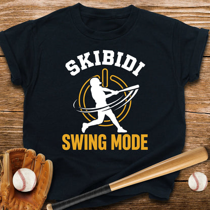 Skibidi Swing Mode Baseball Youth Tee - HomeRun PrintsKids clothes