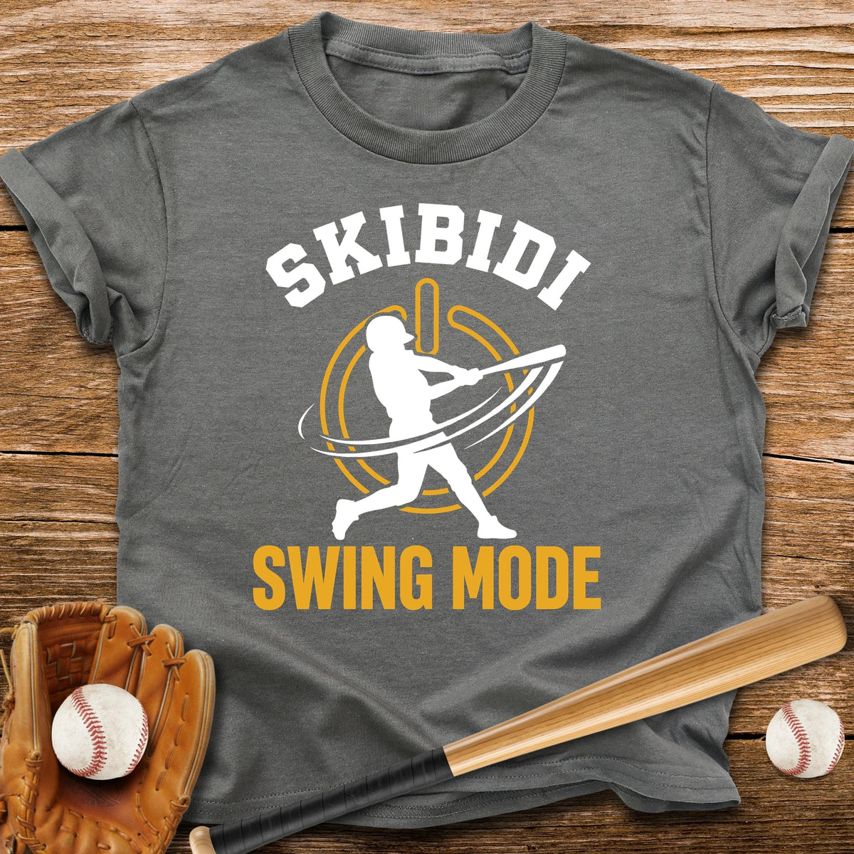 Skibidi Swing Mode Baseball Youth Tee - HomeRun PrintsKids clothes