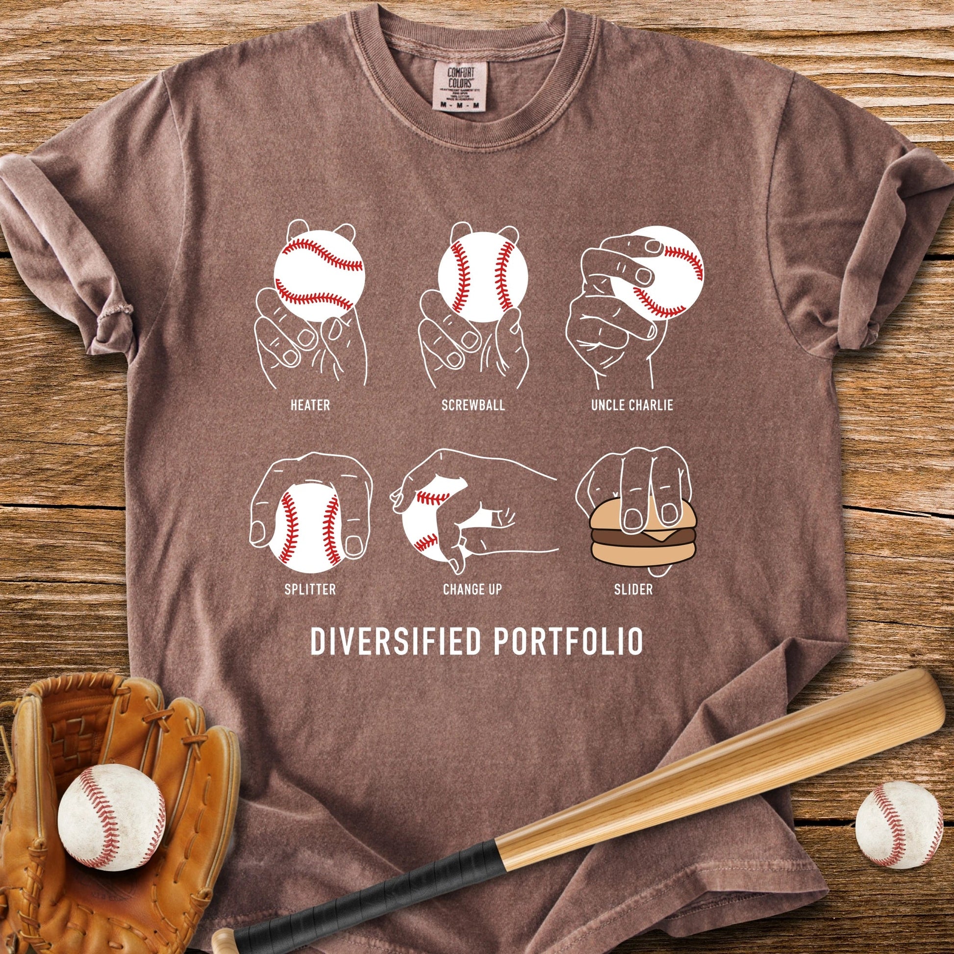 Slider Pitch Pun Grips - HomeRun PrintsComfort Colors