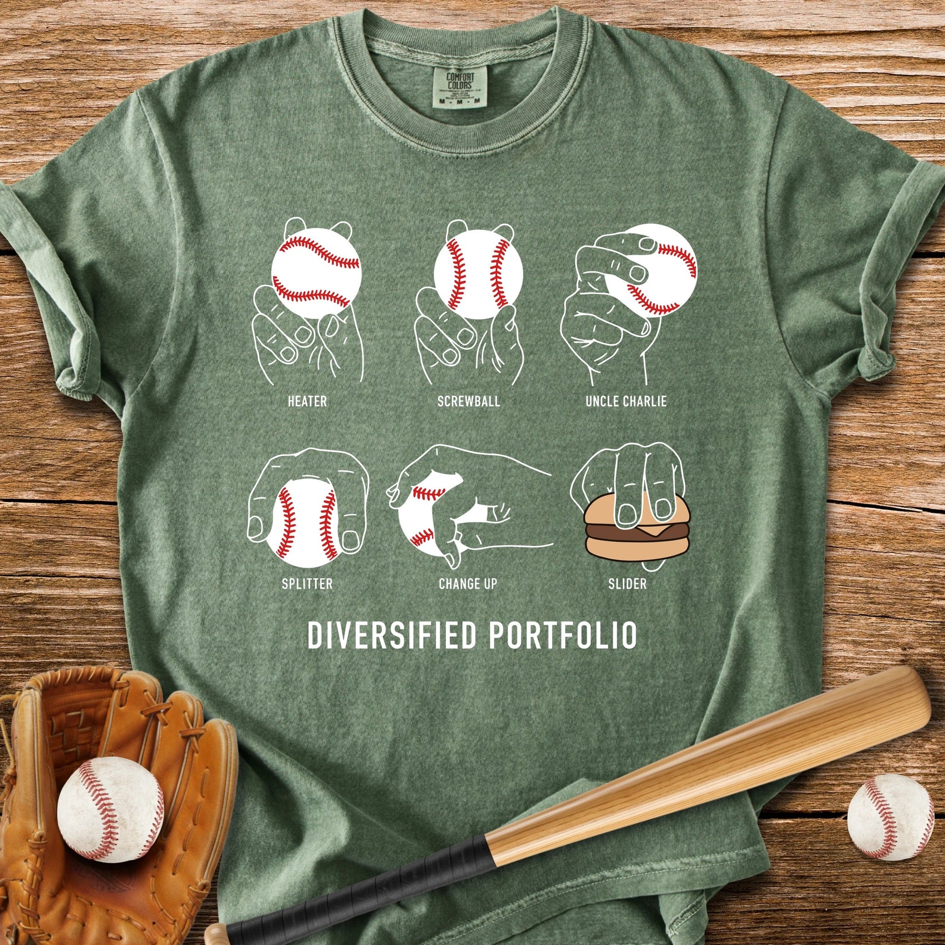 Slider Pitch Pun Grips - HomeRun PrintsComfort Colors