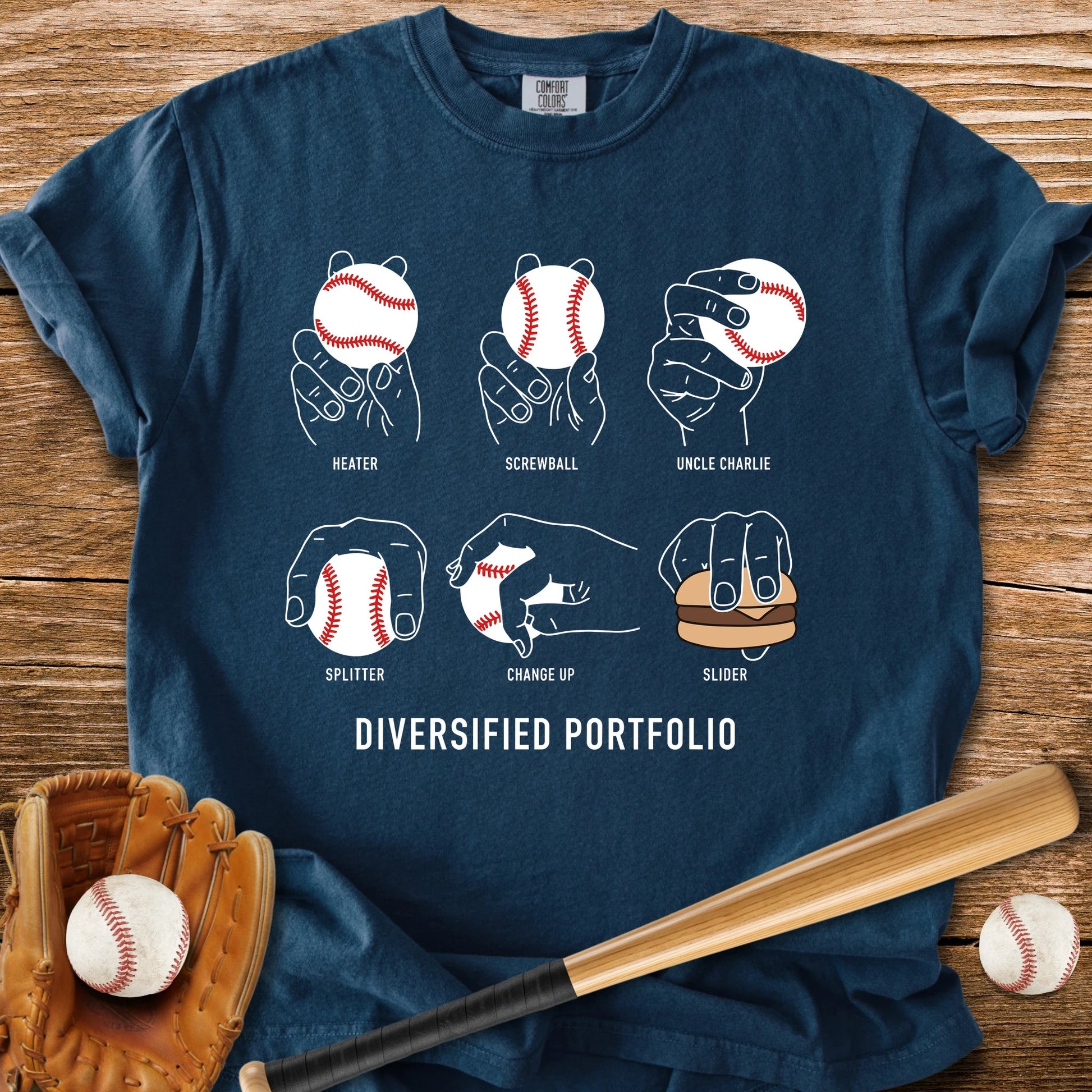 Slider Pitch Pun Grips - HomeRun PrintsComfort Colors