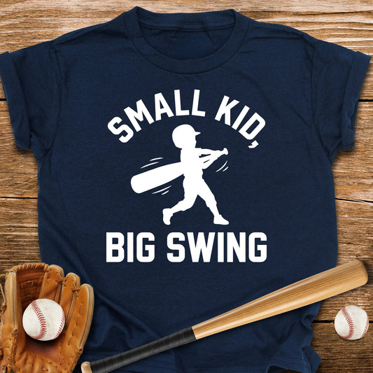 Small Kid Big Swing Youth Tee - HomeRun PrintsKids clothes
