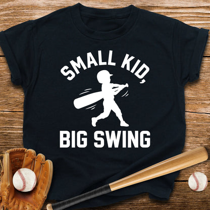 Small Kid Big Swing Youth Tee - HomeRun PrintsKids clothes