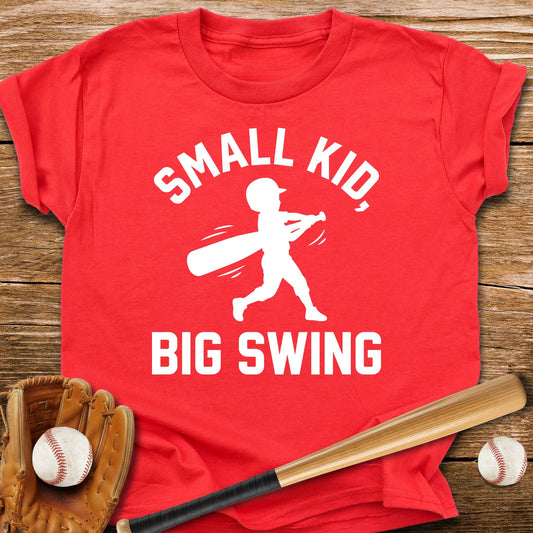 Small Kid Big Swing Youth Tee - HomeRun PrintsKids clothes