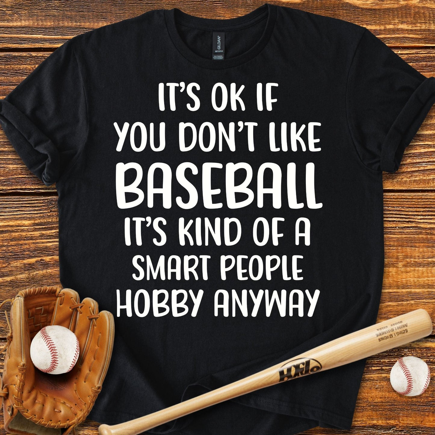 Smart People Baseball T-Shirt - HomeRun PrintsT-Shirt