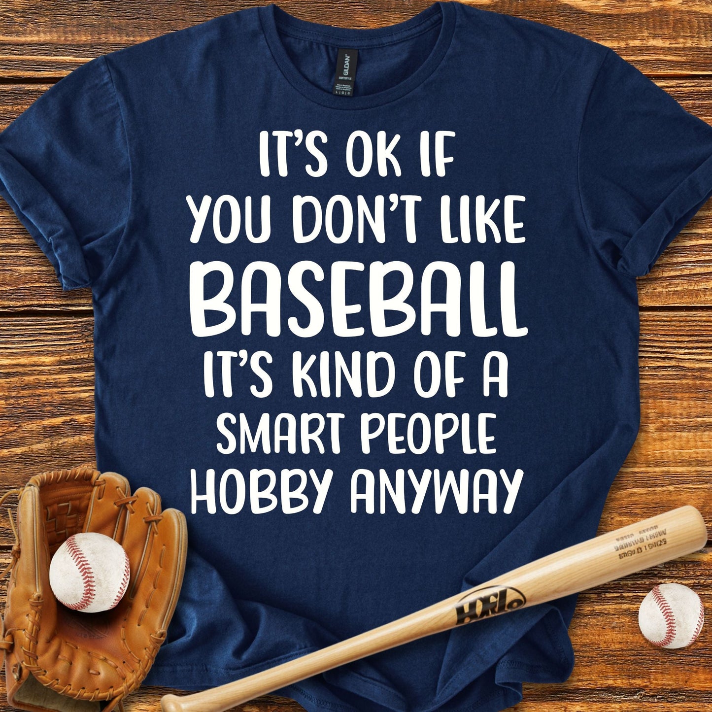 Smart People Baseball T-Shirt - HomeRun PrintsT-Shirt