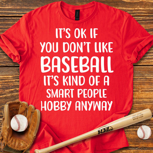 Smart People Baseball T-Shirt - HomeRun PrintsT-Shirt