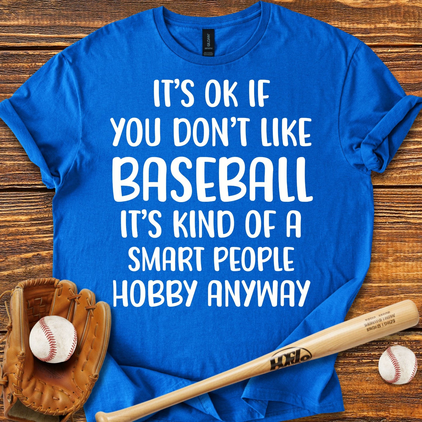 Smart People Baseball T-Shirt - HomeRun PrintsT-Shirt