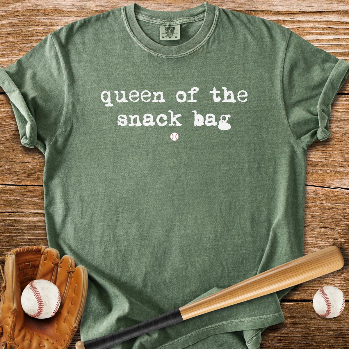 Snack Bag Reigning Queen - HomeRun PrintsComfort Colors