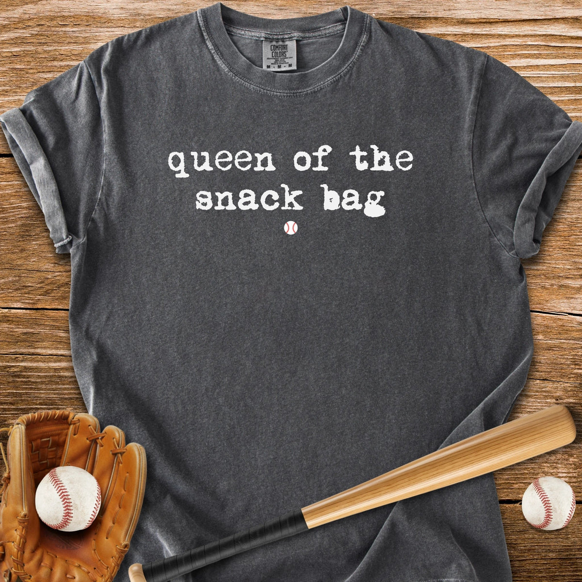 Snack Bag Reigning Queen - HomeRun PrintsComfort Colors