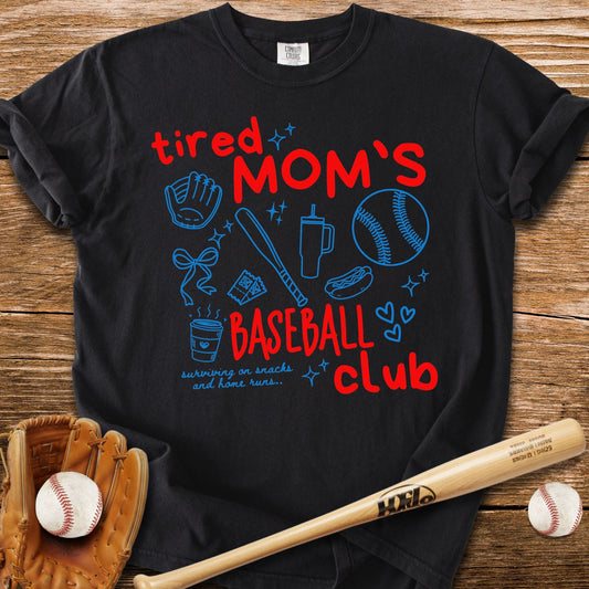 Snacks And Home Runs Mom T-Shirt - HomeRun PrintsComfort Colors